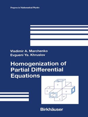 cover image of Homogenization of Partial Differential Equations